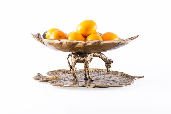 PATISSERIE JERRY GIRAFFE ANTIQUE BRASS