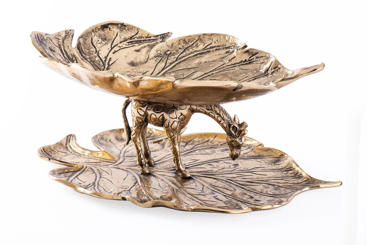 PATISSERIE JERRY GIRAFFE ANTIQUE BRASS