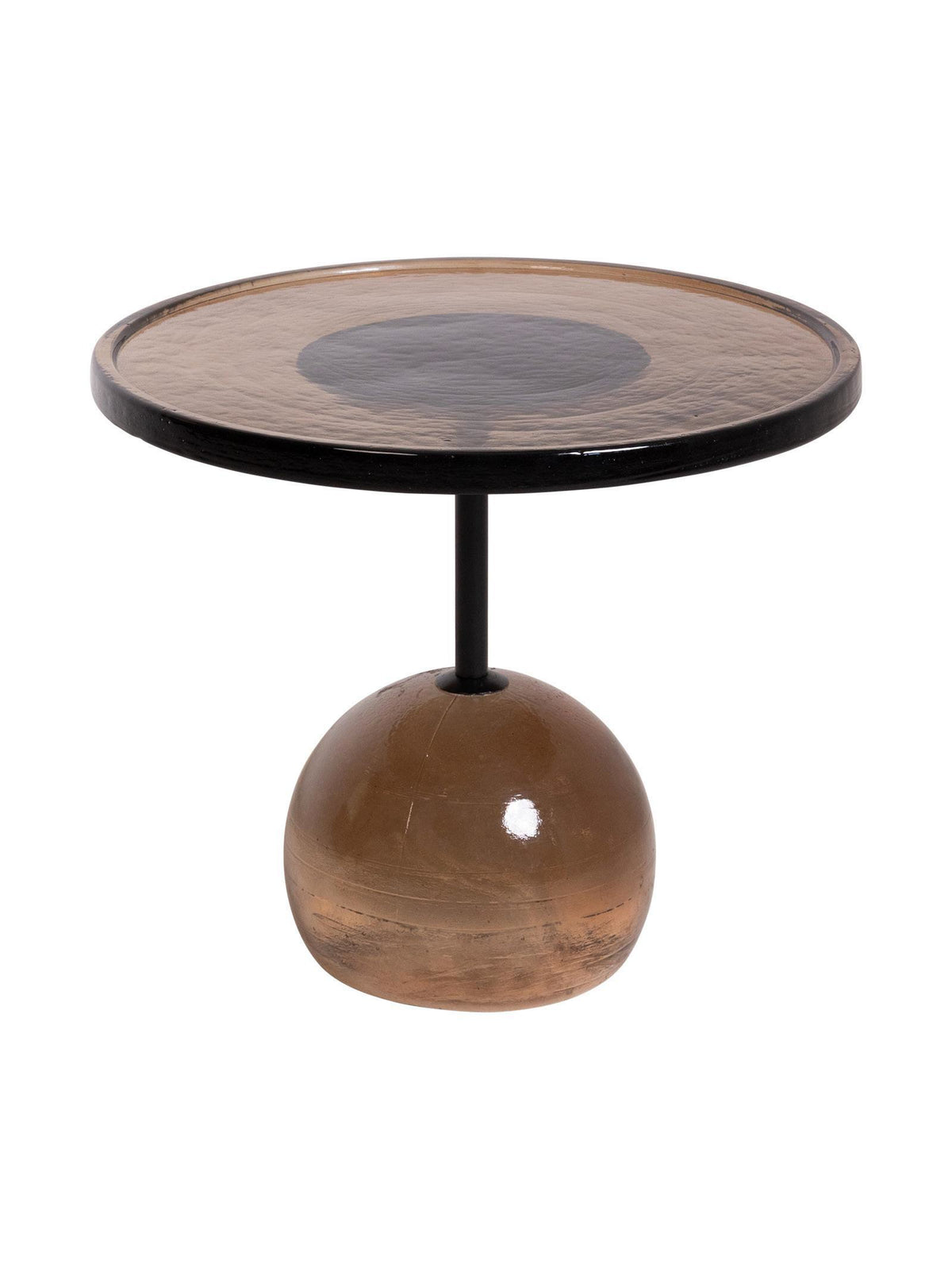 Dew Drops Glass Coffee Table - Bark