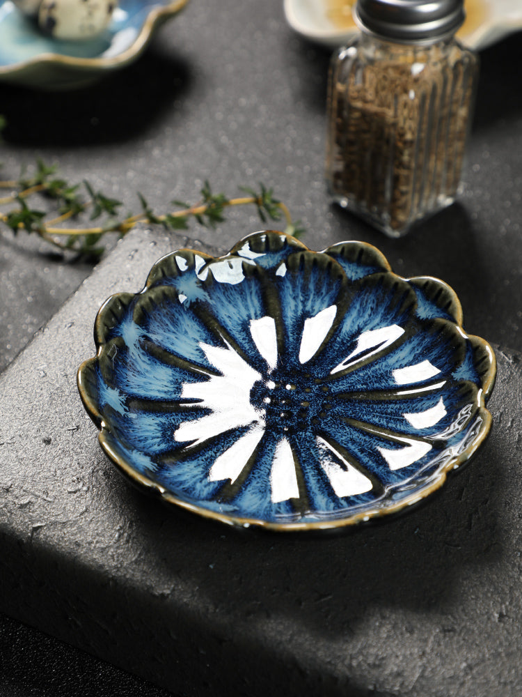 Japanese Lotus Dipping Dishes 4pc Option 1