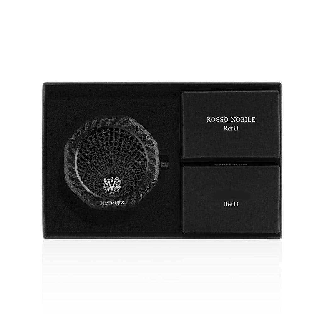 Dr. Vranjes Carparfum and Refill set – Rosso Nobile and Ambra