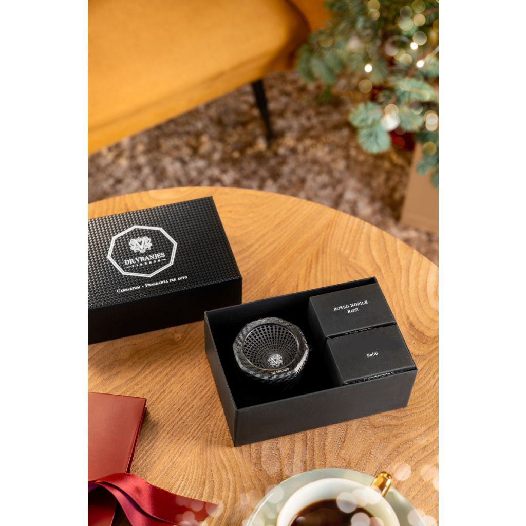 Dr. Vranjes Carparfum and Refill set – Rosso Nobile and Ambra