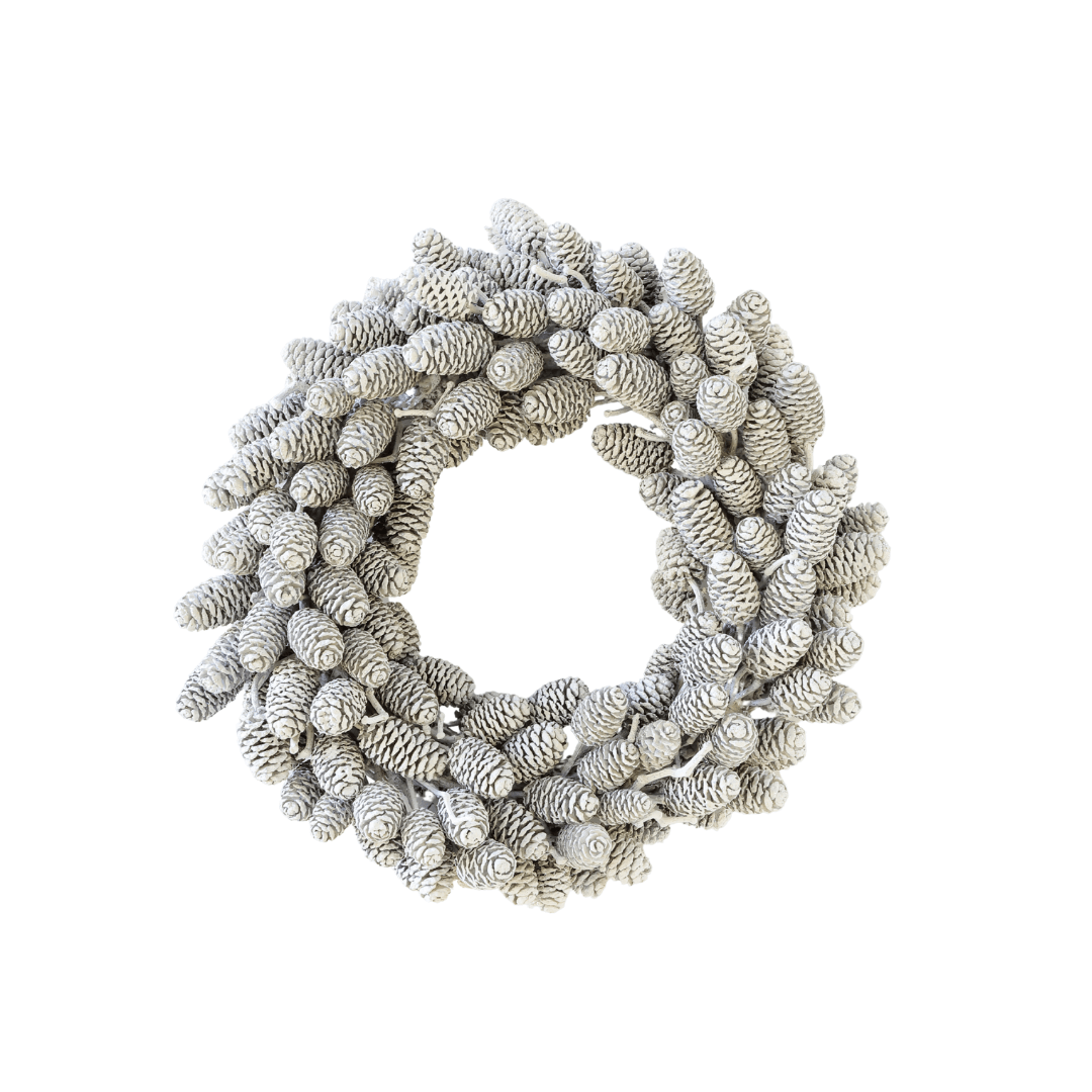 Dutch Alder Wreath – White