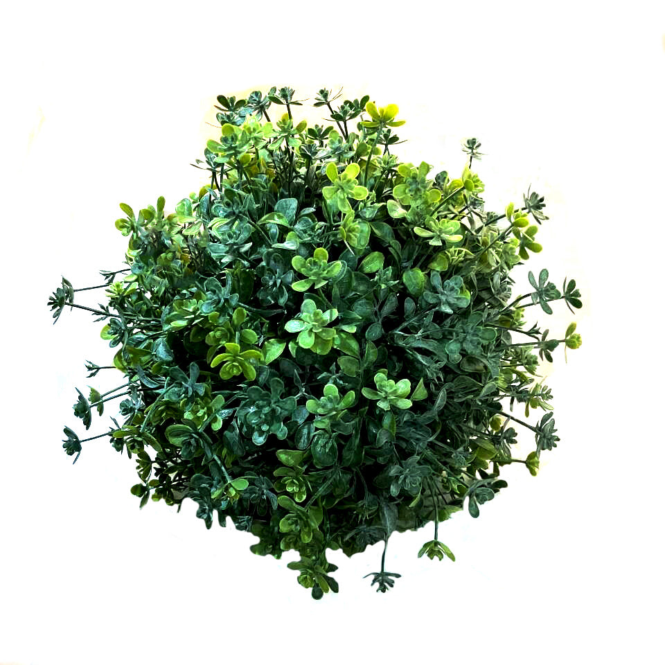 Lush & Textured Meadow-Inspired Greenery Ball