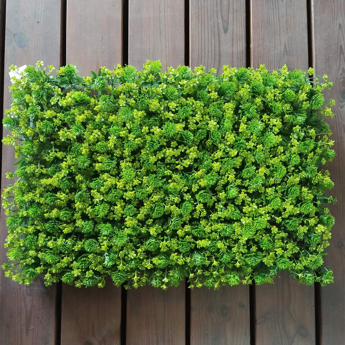 Faux Leafy Moss Panel Set of 4