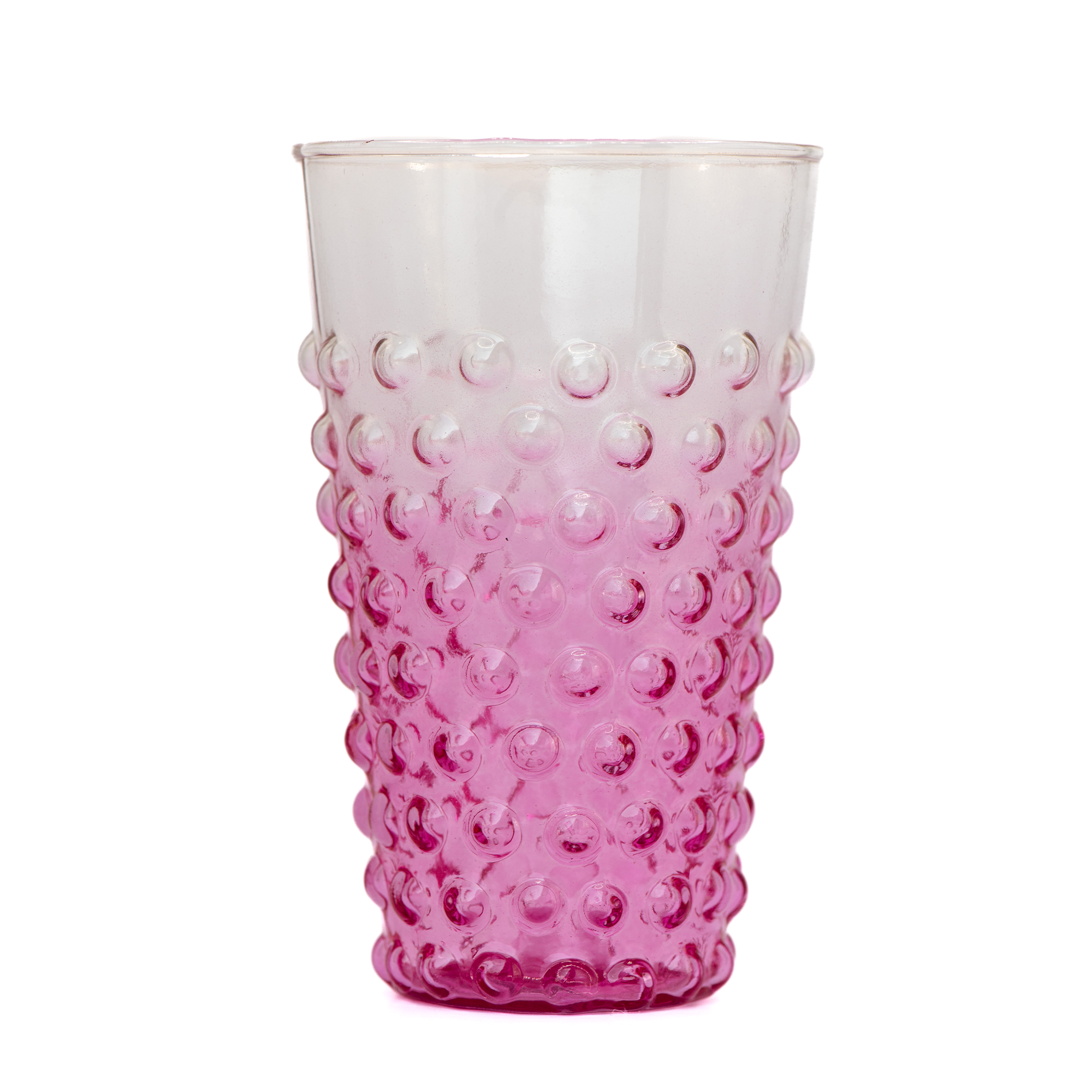 Tall Bubble Glass Set of 4