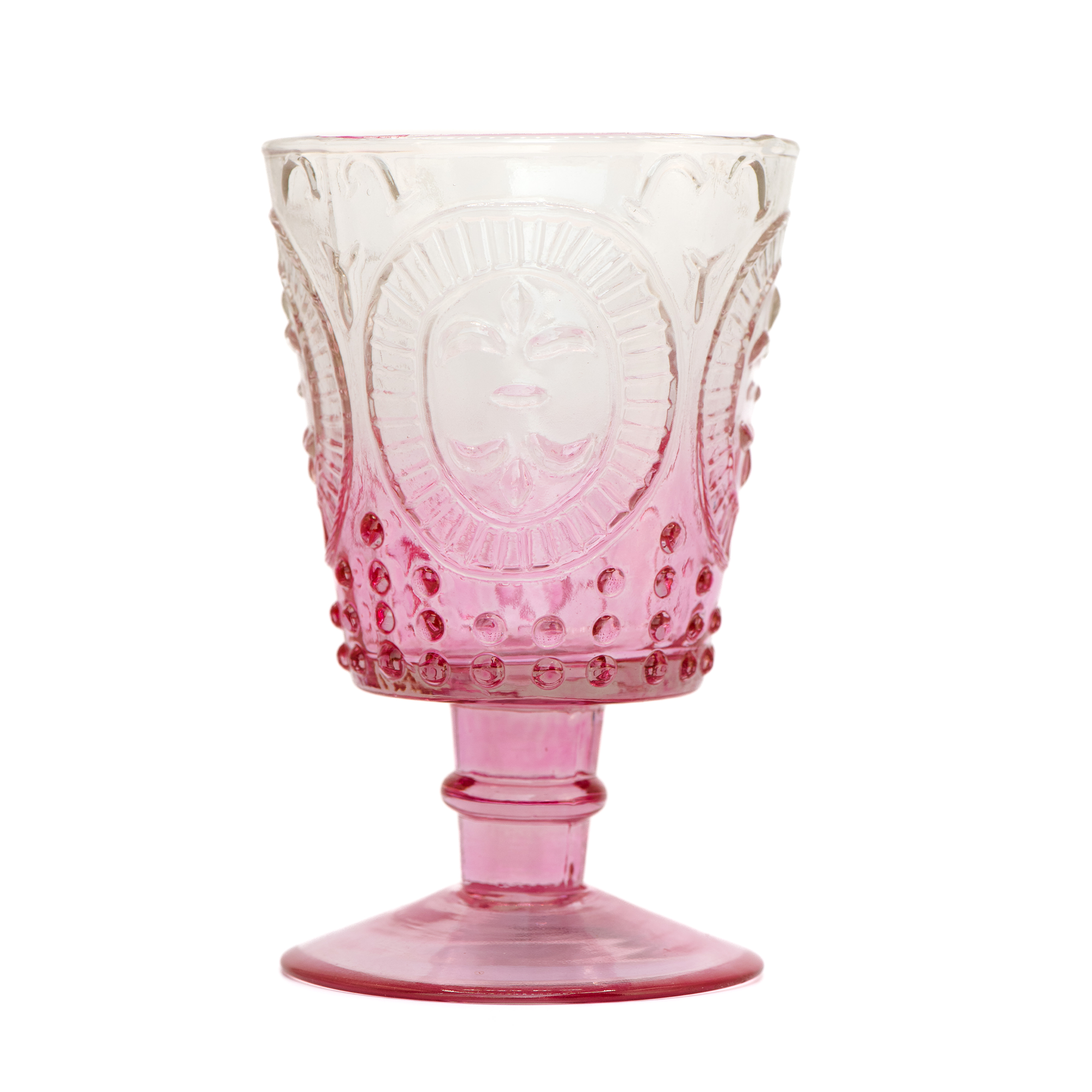 Fleur de lil Wine Glass Set