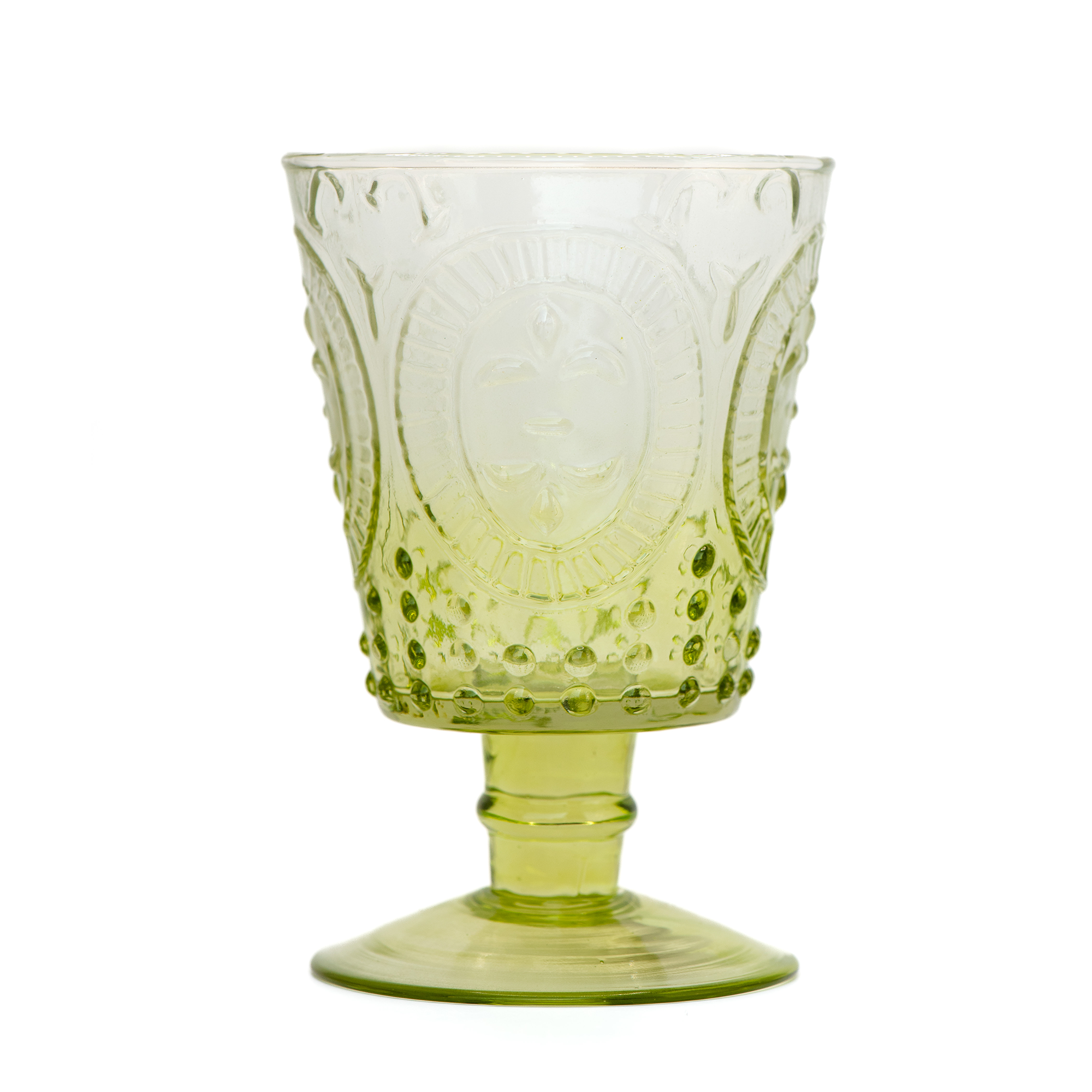 Fleur de lil Wine Glass Set