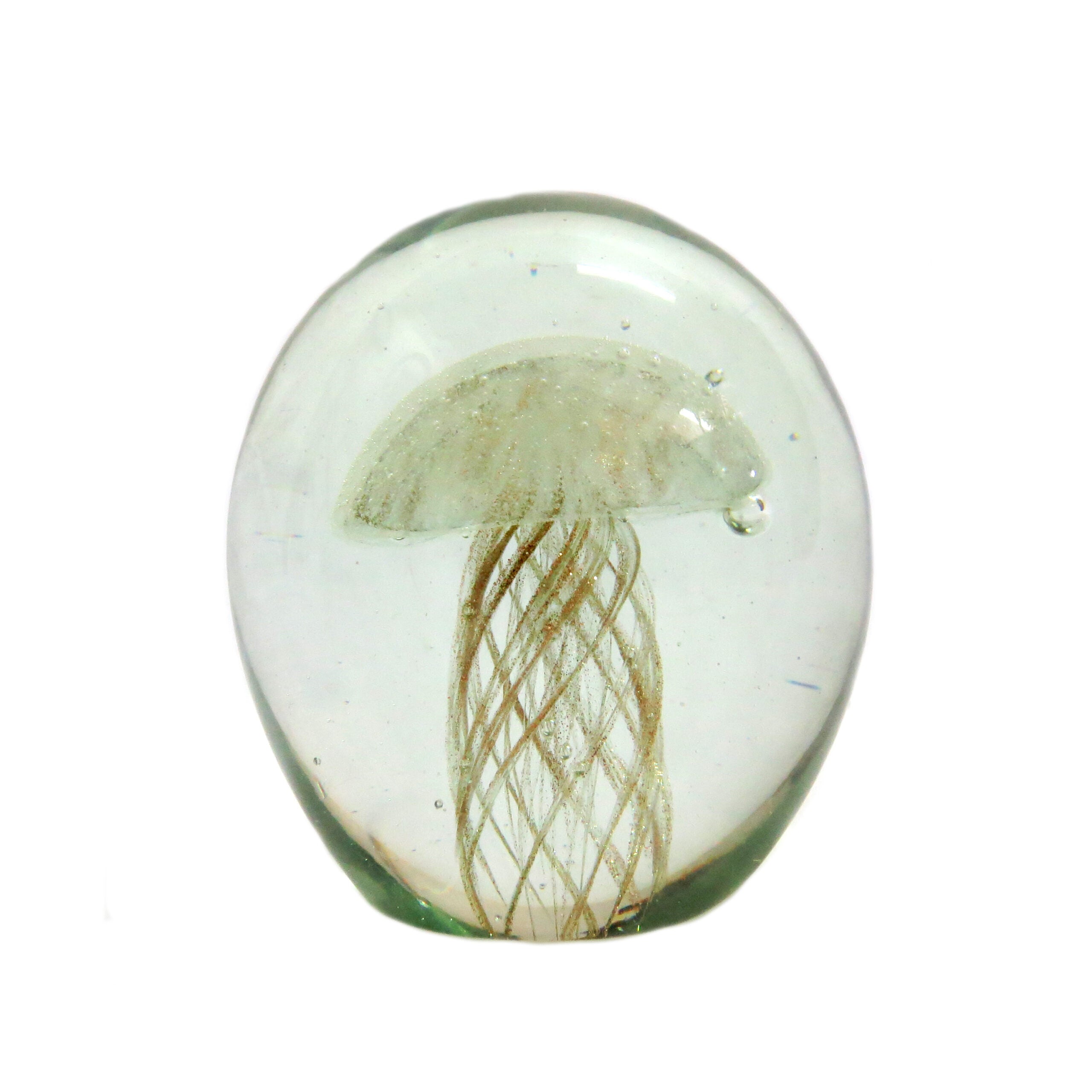 Beige Jellyfish in Glass