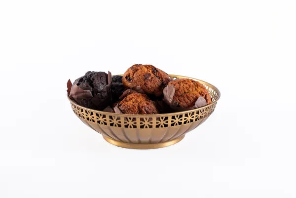 FRUIT BOWL MALLORCA ANTIQUE BRASS