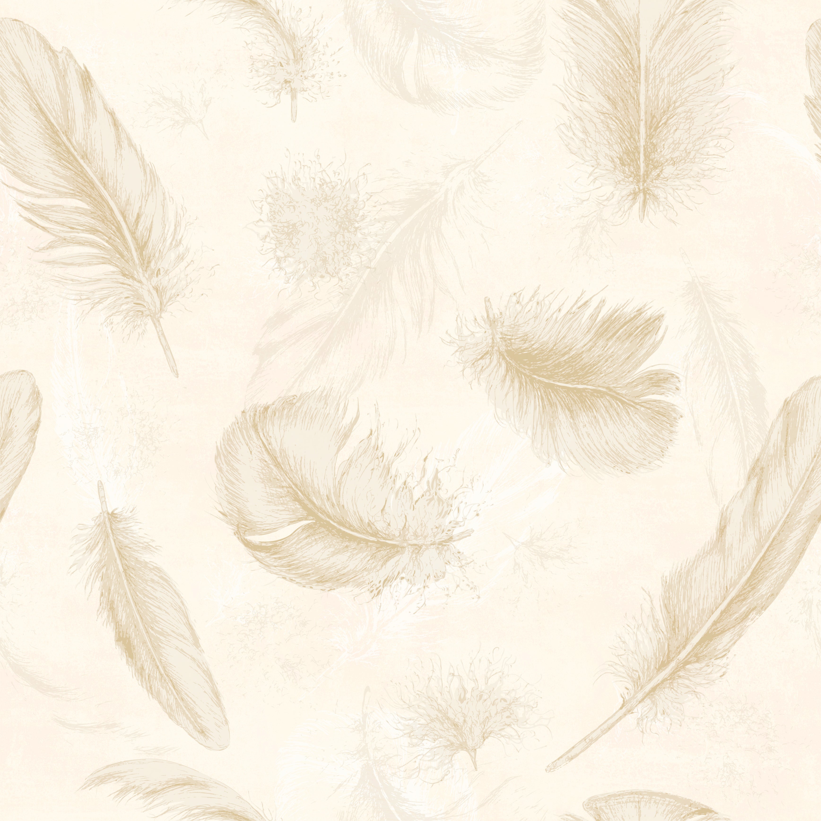 Feathery Finesse Mural