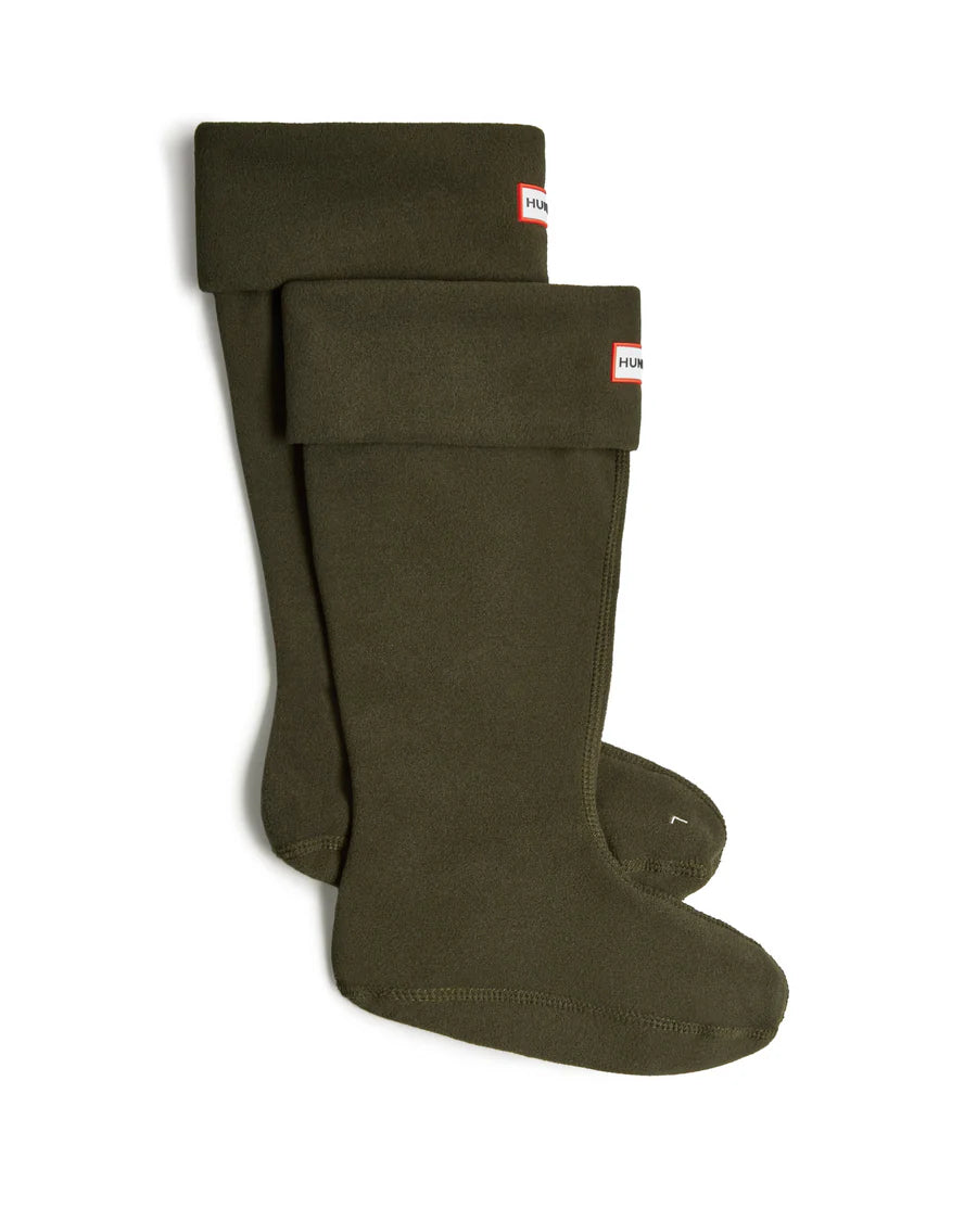 Hunter Fleece Tall Boot Sock - Dark Olive