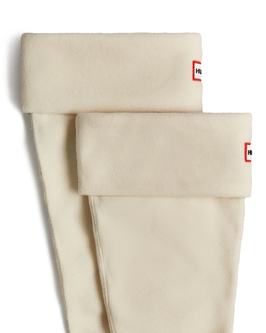 Hunter Fleece Tall Boot Sock - Hunter White