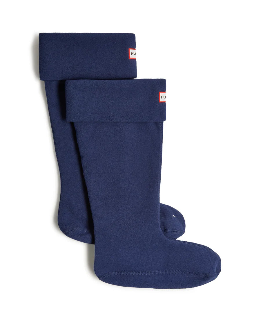 Hunter Fleece Tall Boot Sock - Navy