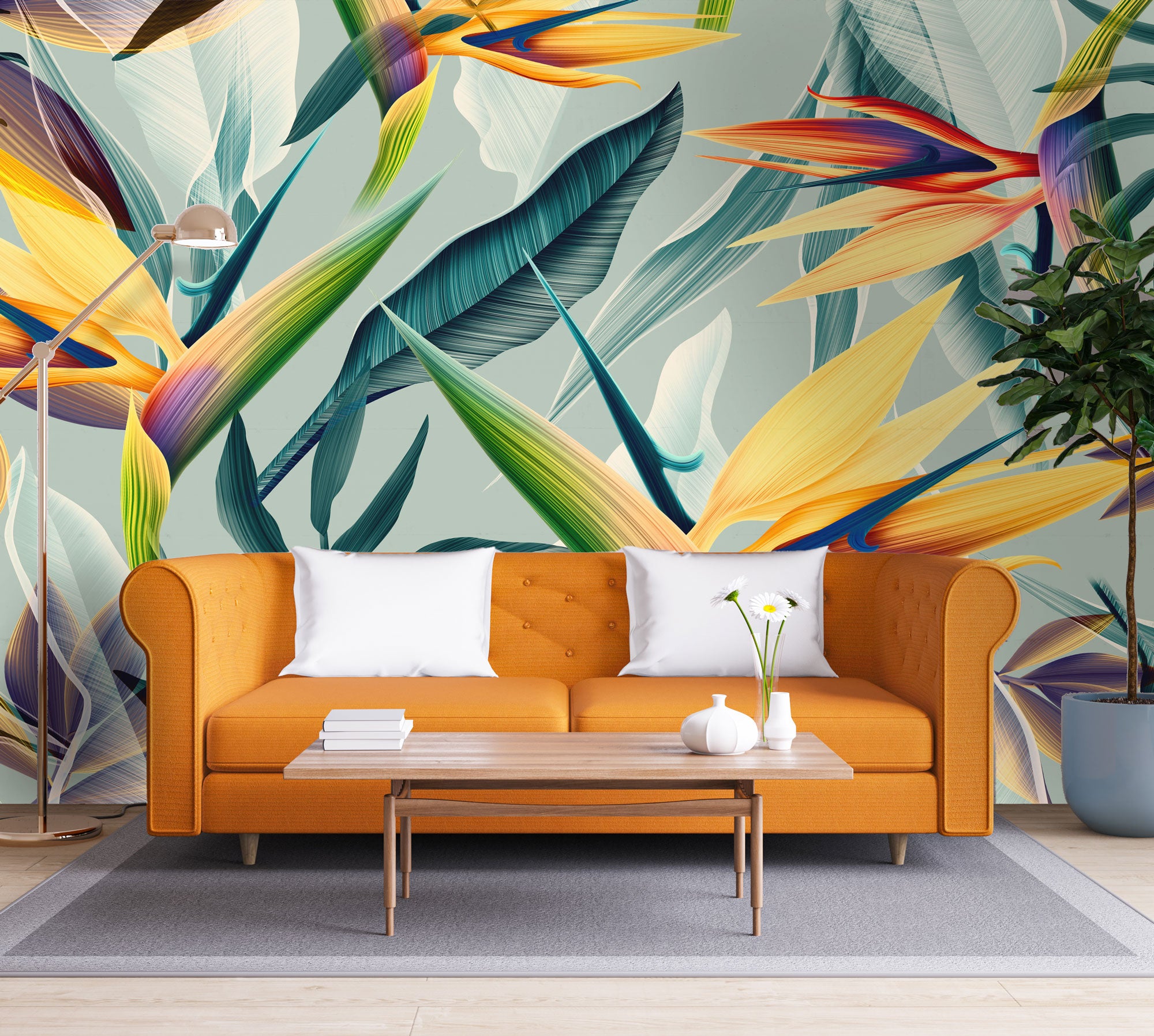 Floral Fantasy Mural