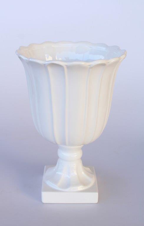 Large White Vase/Urn