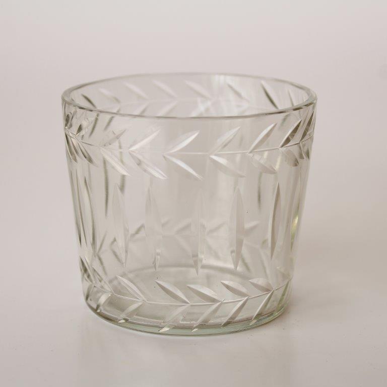 Small Glass Tealight Candle Holder