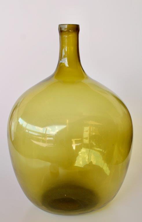 Extra Large Green Glass Bottle