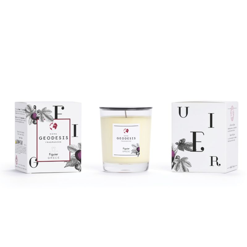 Geodesis Scented Candle 180g - Clear Glass