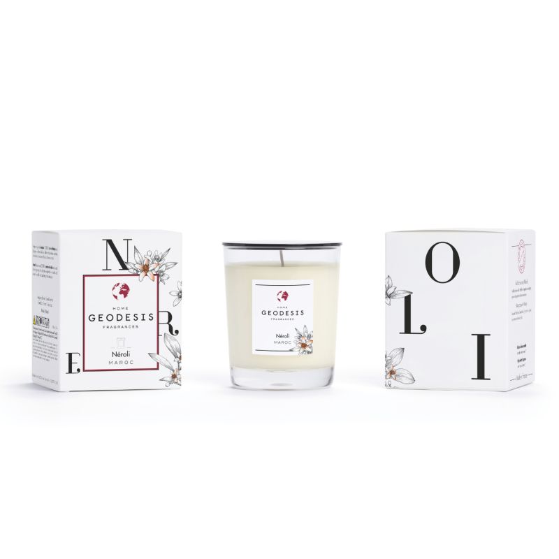 Geodesis Scented Candle 180g - Clear Glass