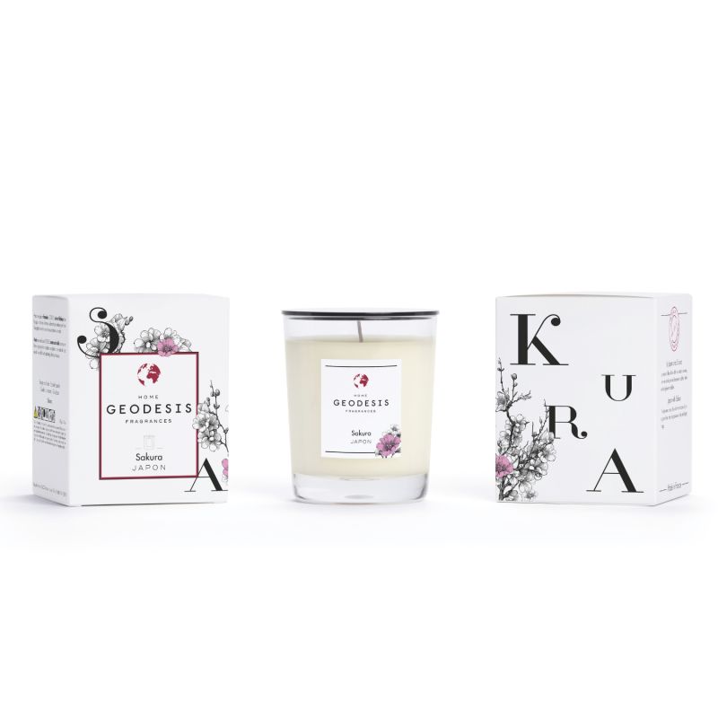 Geodesis Scented Candle 180g - Clear Glass