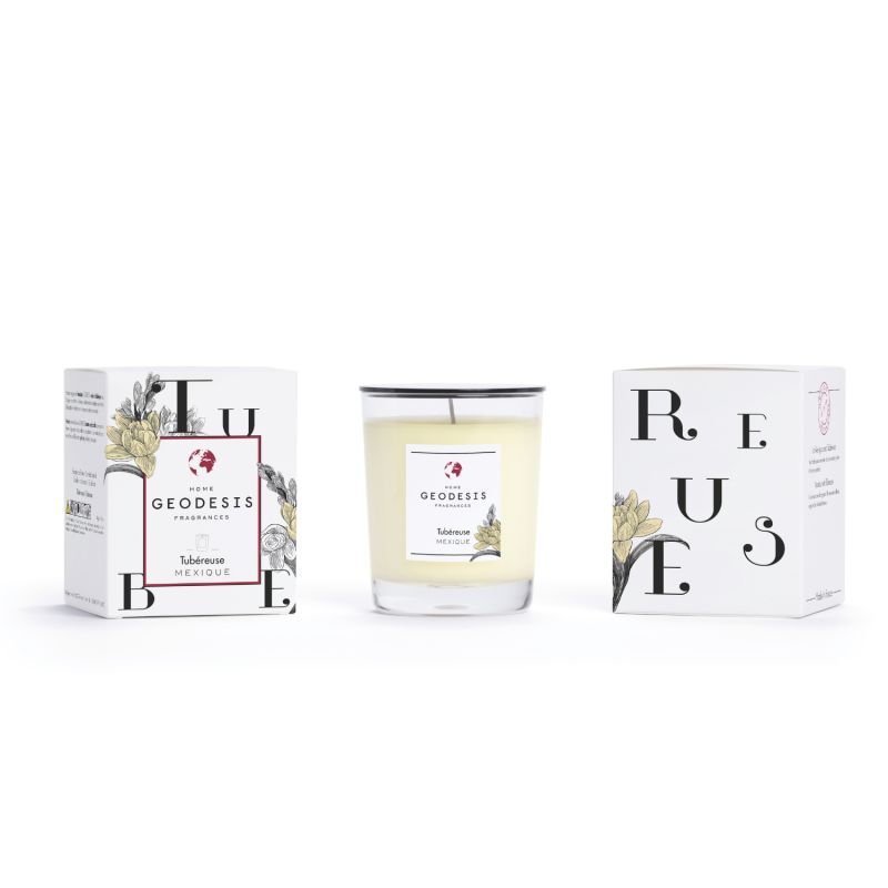 Geodesis Scented Candle 180g - Clear Glass