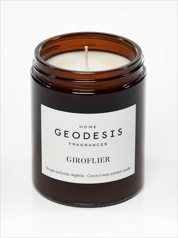 Geodesis Nature Candle - Brown Glass