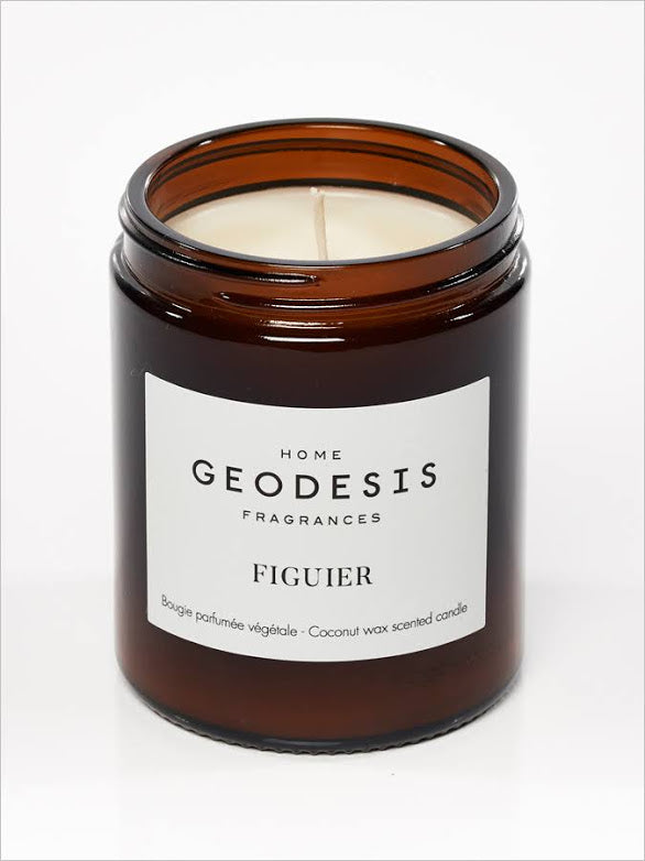 Geodesis Nature Candle - Brown Glass