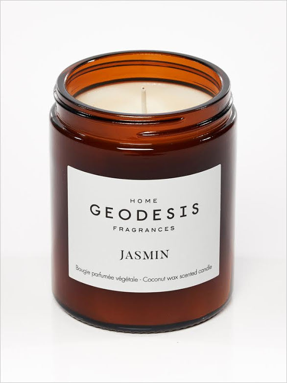Geodesis Nature Candle - Brown Glass