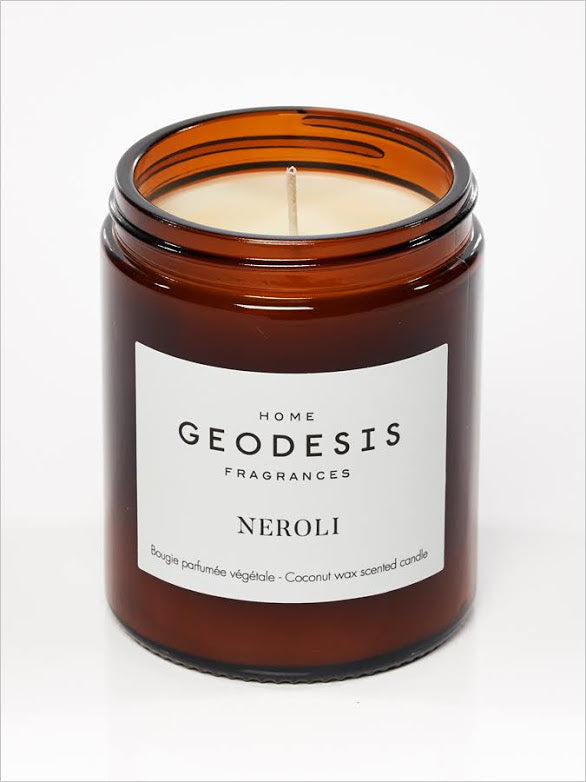 Geodesis Nature Candle - Brown Glass