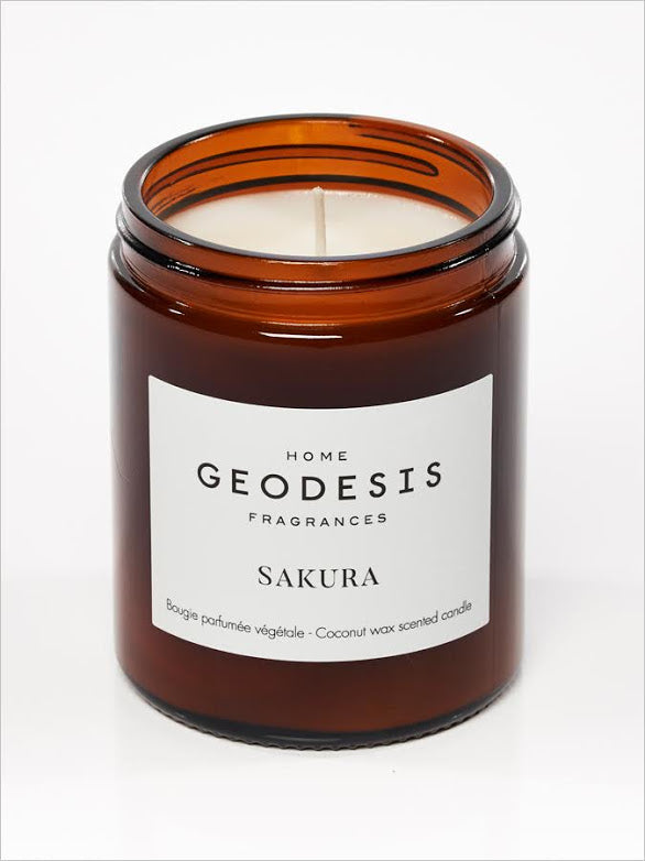 Geodesis Nature Candle - Brown Glass