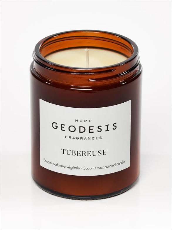 Geodesis Nature Candle - Brown Glass
