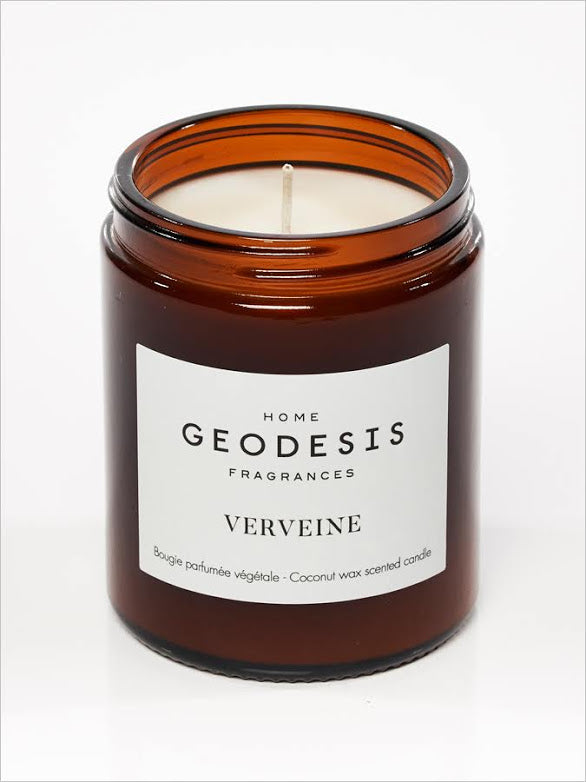 Geodesis Nature Candle - Brown Glass
