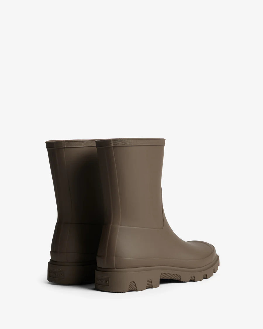Unisex Downpour Short Wellington Boot - Chocolate Brown