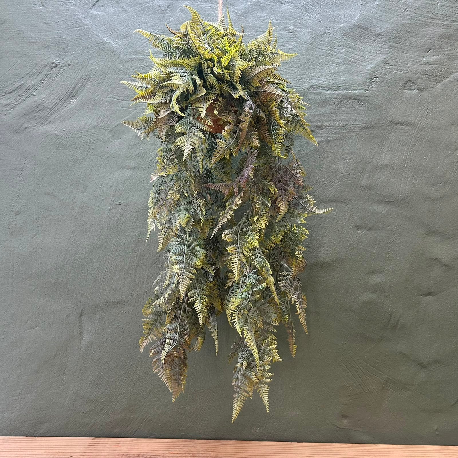 Rainforest Cascade Hanging Faux Plant Ball