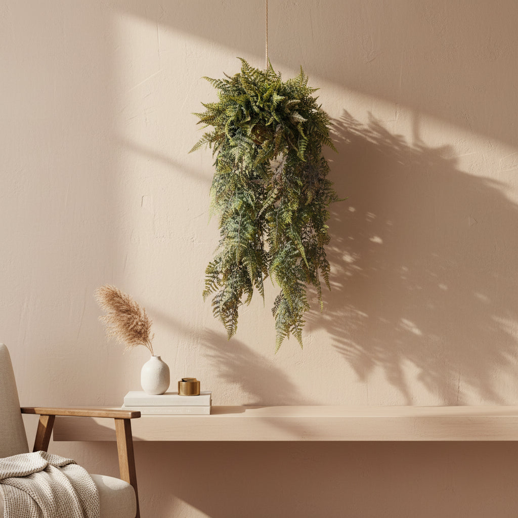 Rainforest Cascade Hanging Faux Plant Ball