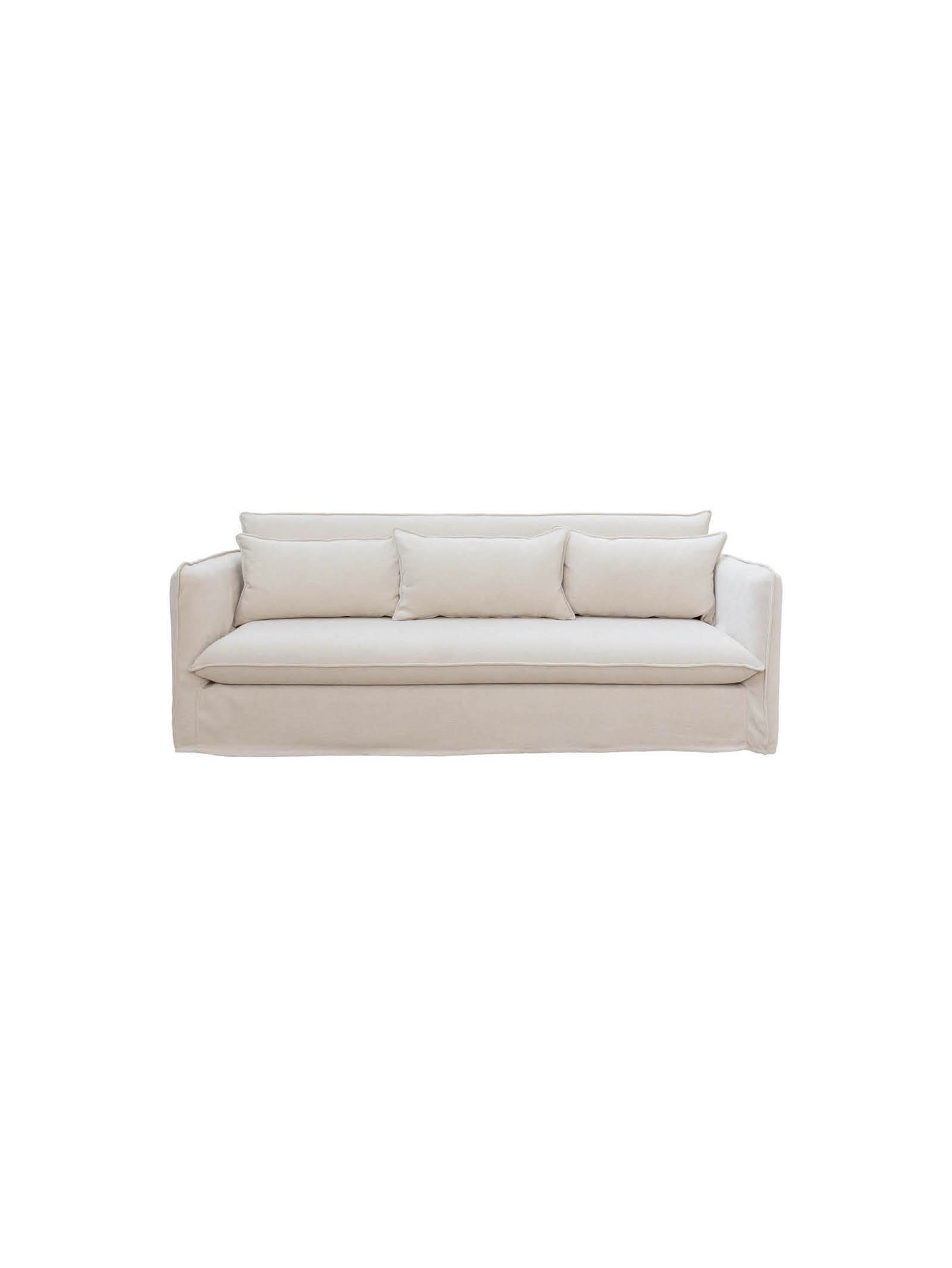 Santorini 3-Seater Sofa in Macadamia