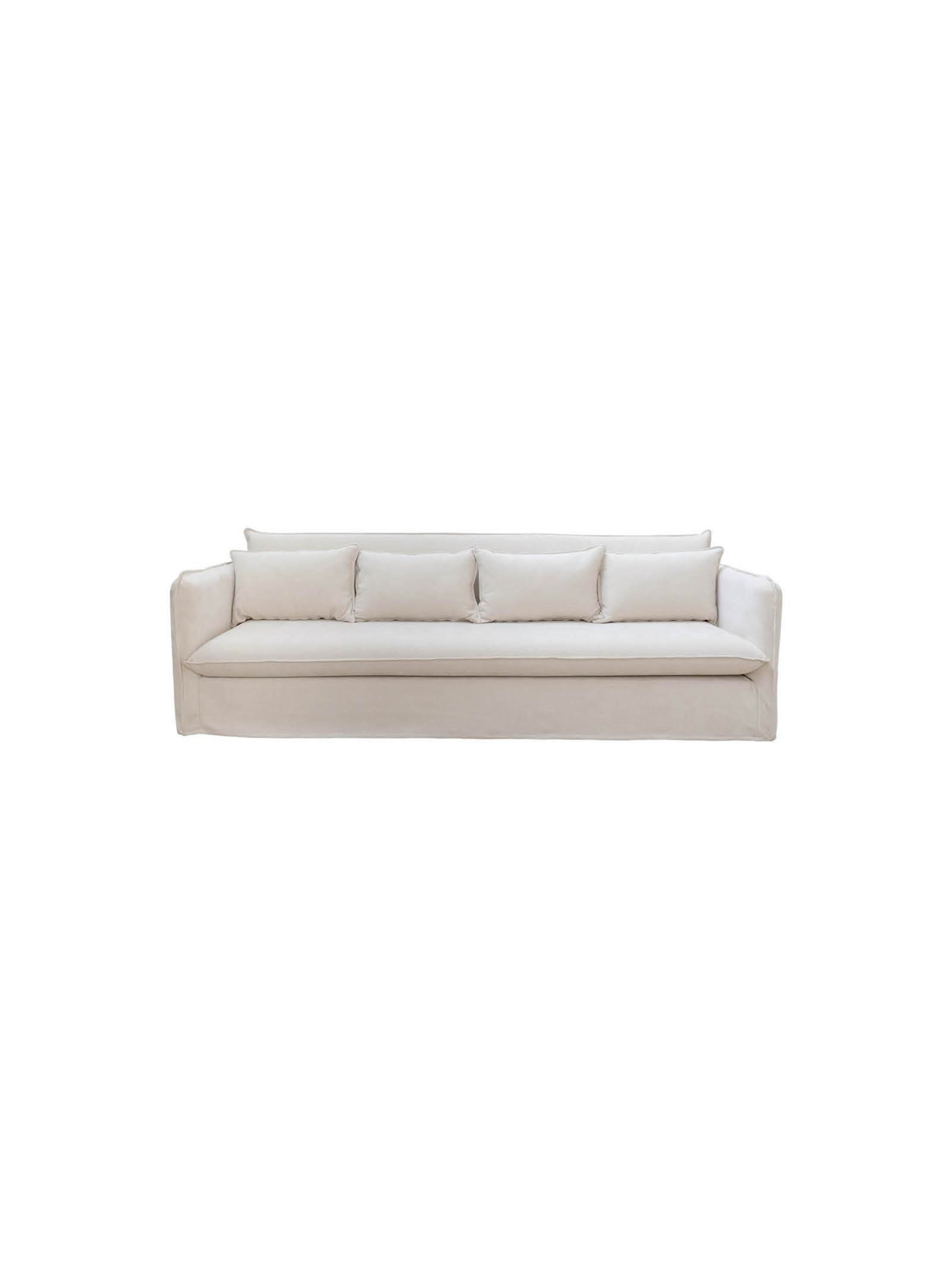 Santorini 4-Seater Sofa in Macadamia