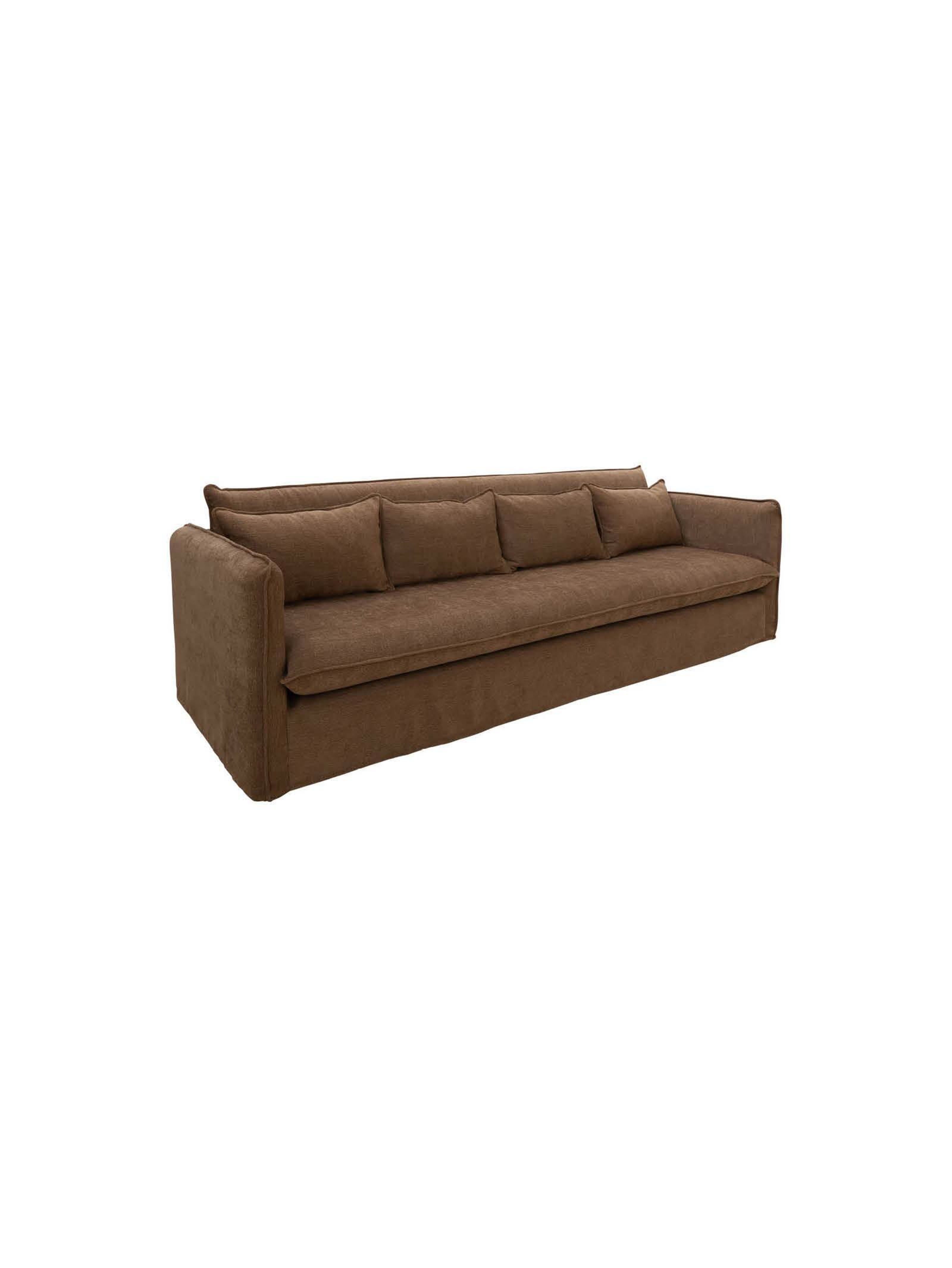 Santorini 4-Seater Sofa in Espresso