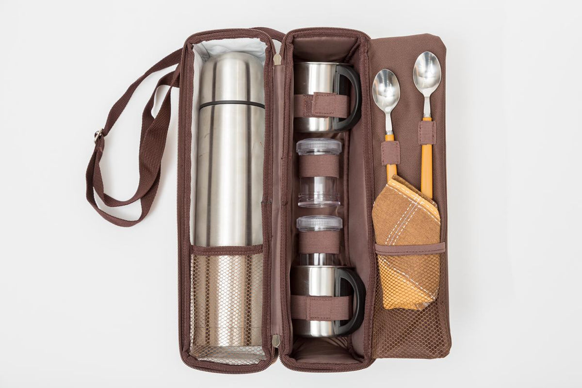 Cork Coffee Flask Set