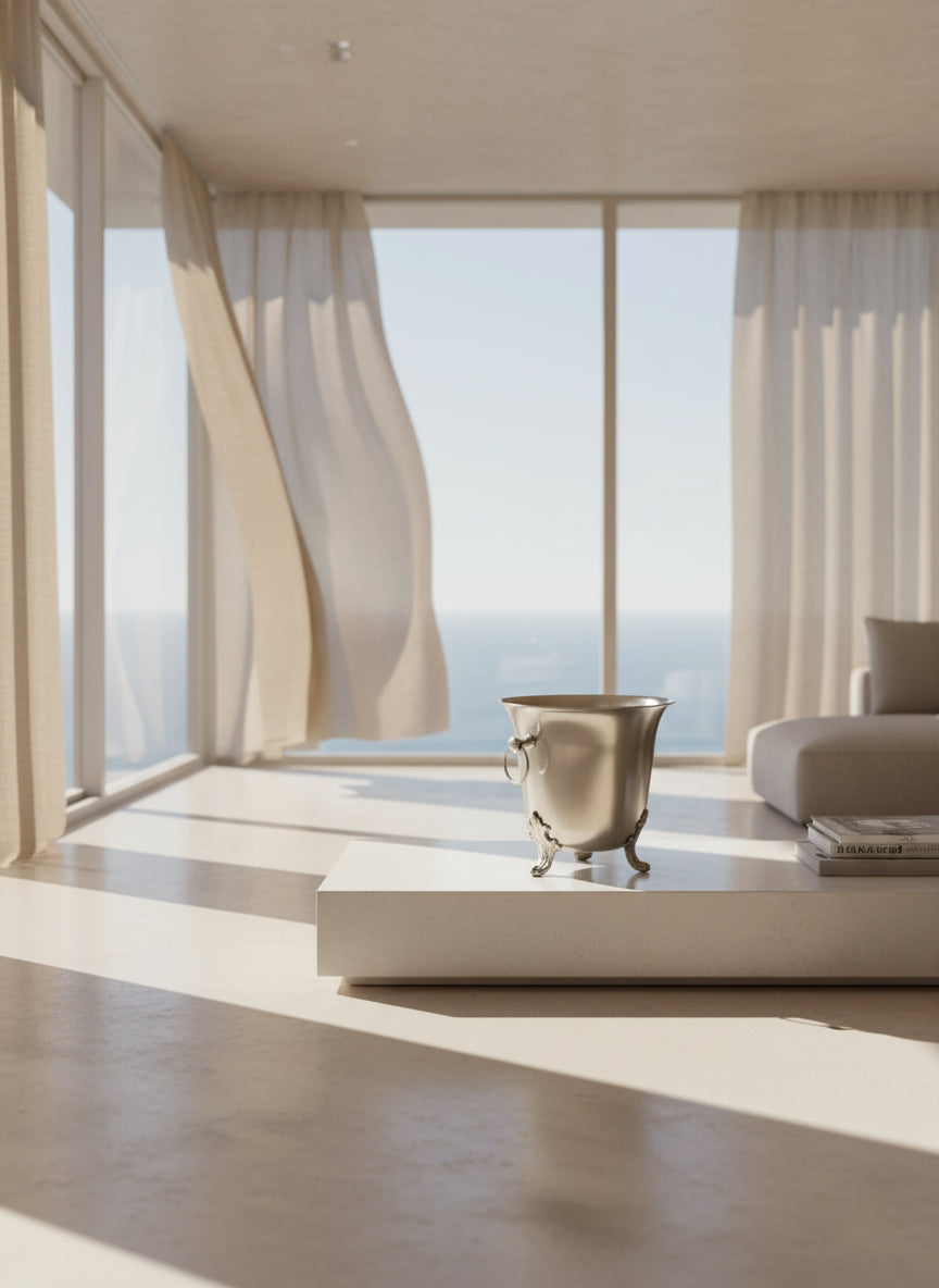 WINE COOLER MARSEILLE PEWTER