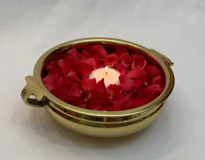 BOWL ASHRAM LARGE A/BRASS