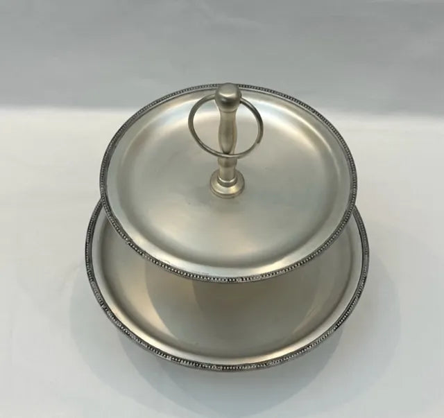 Patisserie 2 Tier Round Beaded