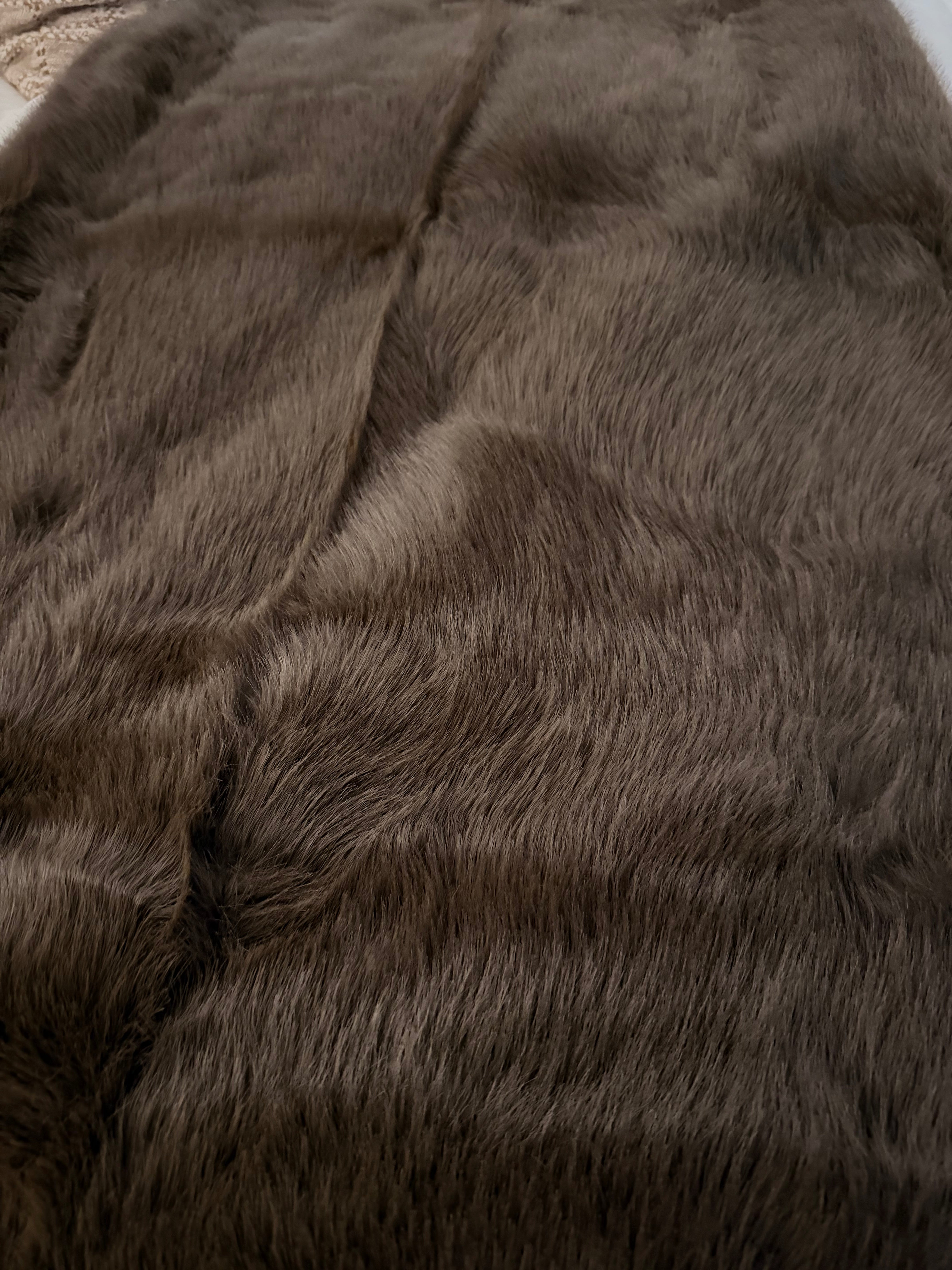 Bear Faux Fur in Chocolate