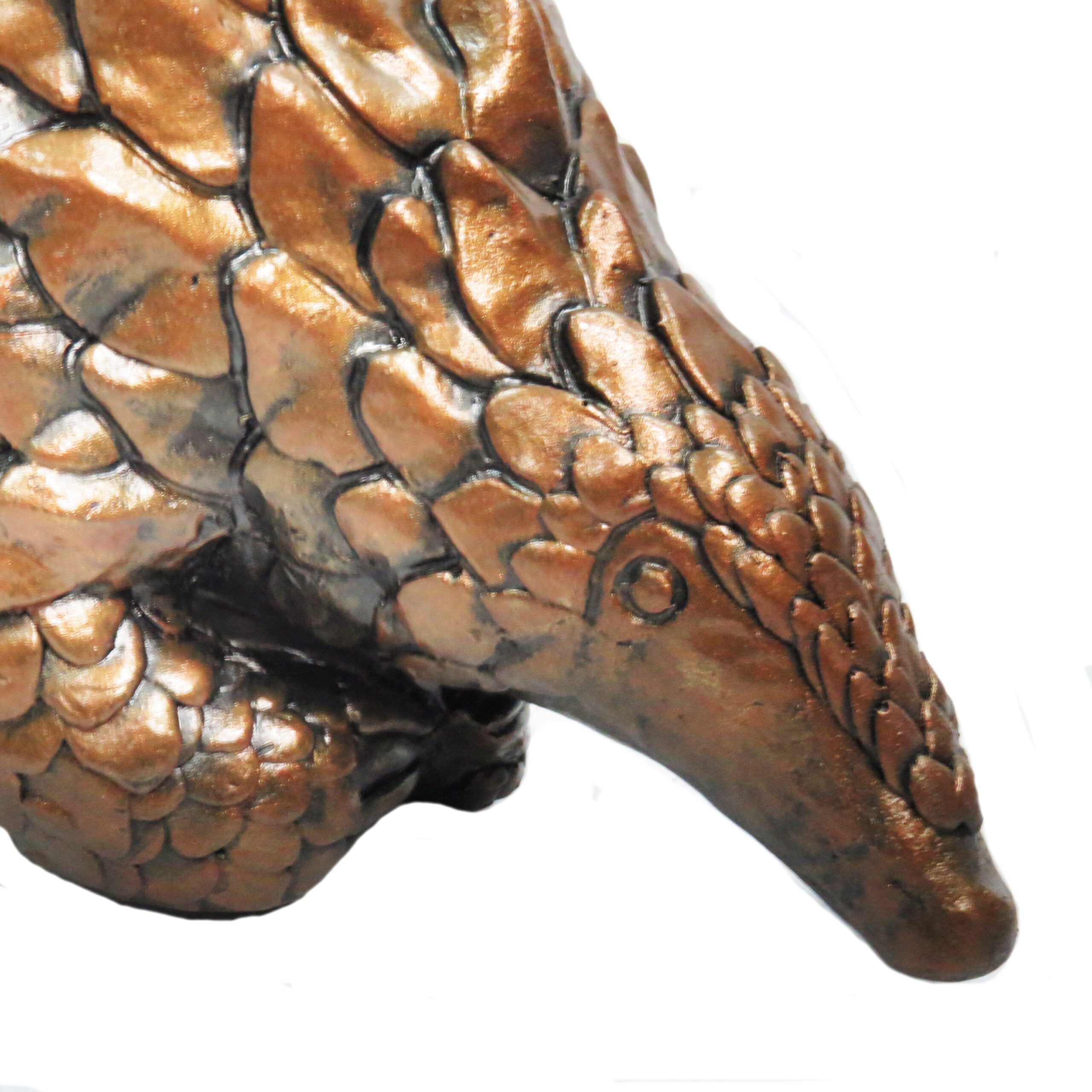Bronzy Pangolin Sculpture