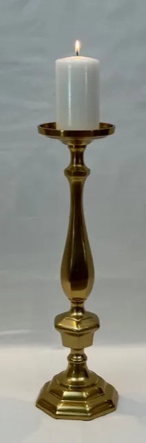 Antique Brass XL Candlestick - NetDécor 