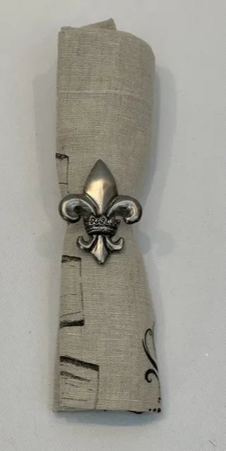 Napkin Ring Fleur Set Of 4 - NetDécor 