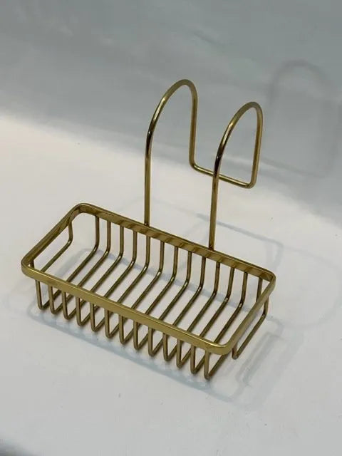 Antique Brass Bathtub Side Caddy - NetDécor 