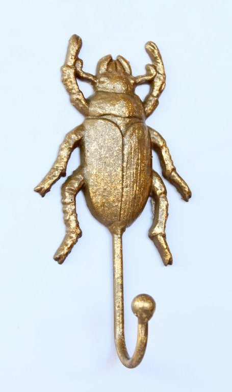 Gold Beetle Metal Hook