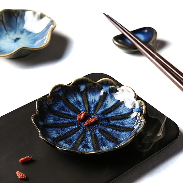 Japanese Lotus Dipping Dishes 4pc Option 1